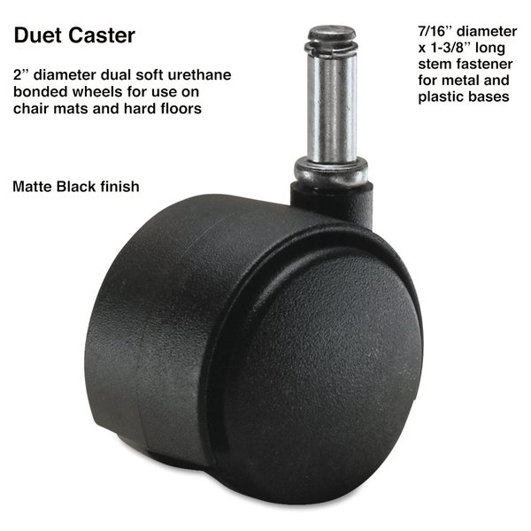 Master Caster Caster, 2", Soft, 1.38S, PK5 64526